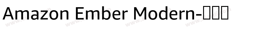 Amazon Ember Modern字体转换